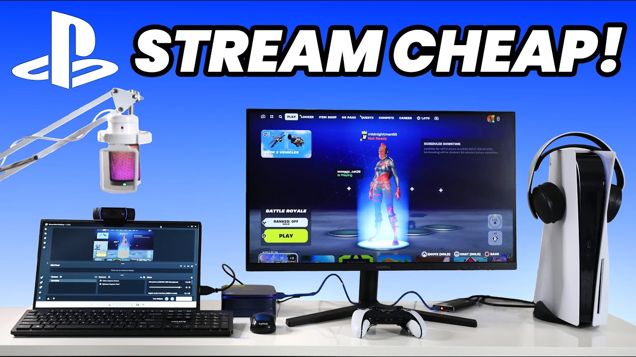 Building the BEST Budget Streaming Setup for PS5! Electronic Goods